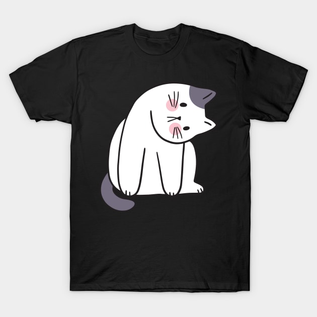 You asleep yet? A Funny sneaky cat Gift Idea T-Shirt by yassinebd